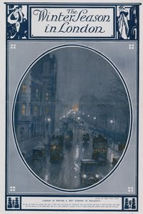 Londres no inverno - uma noite molhada em Piccadilly