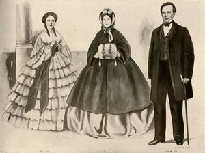 Roupa de 1860-1870, 1907, 1937.