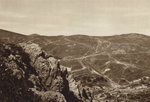 México: Antiga mina em Zacatecas (foto p/b)