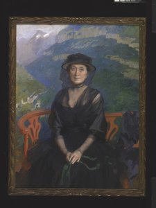 Retrato da Sra. Addison C. Harris (óleo sobre tela) de Cecilia Beaux