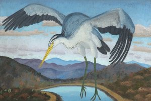 Garça de Cedric Morris