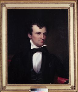 John Howard Payne óleo sobre tela de Cephas Giovanni Thompson