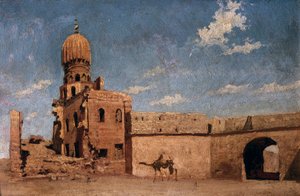 Impressões do Cairo (óleo sobre painel)