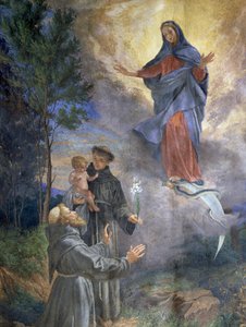 A aparição da Imaculada Conceição a São Francisco de Assis e Santo Antônio de Pádua