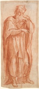 Eleazar, estude para um afresco na Capela Sistina, Santa Maria Maggiore, Roma