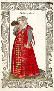 Nobres modernos. De: De gli habiti antico et modern, 1598