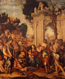 A Adoração dos Magos, de Cesare da Sesto (1477-1523)