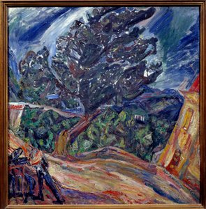 Big Tree Blue Painting por Chaim Soutine de Chaim Soutine