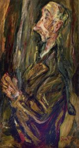 HOMEM EM ORAÇÃO - SÉCULO XX - EXPRESSIONISMO FRANCÊS de Chaim Soutine