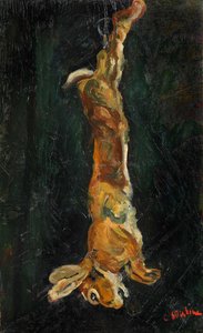 Lebre Pendurada, cerca de 1923. de Chaim Soutine
