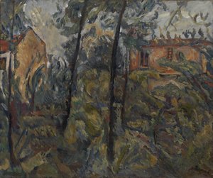 Paisagem com casas, c. 1918 de Chaim Soutine