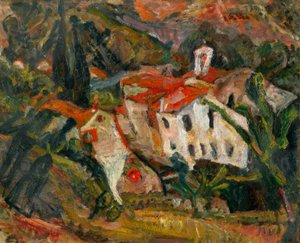 Paisagem em Céret de Chaim Soutine