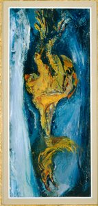 Le coq - um galo ... (pintura sobre tela) de Chaim Soutine