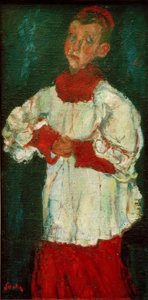 A criança do coro de Chaim Soutine