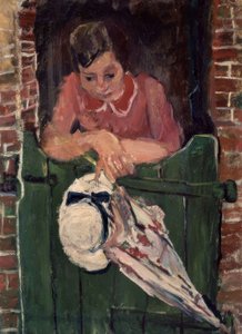 MULHER COM SOMBRA - S XX - EXPRESSIONISMO FRANCÊS de Chaim Soutine