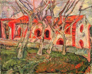 A igreja vermelha de Chaim Soutine