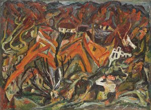 Vista da Vila; Vista da vila, 1921-1922 de Chaim Soutine