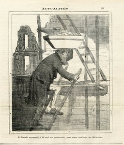 Ilustração de Cham (1819-1879) em Le Charivari de Amédée de Noé