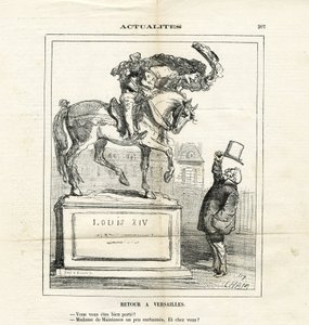 Ilustração de Cham (1819-1879) em Le Charivari de Amédée de Noé