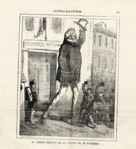 Ilustração de Cham (1819-1879) em Le Charivari de Amédée de Noé