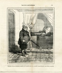 Ilustração de Cham (1819-1879) em Le Charivari de Amédée de Noé