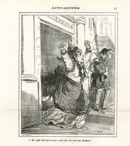 Ilustração de Cham (1819-1879) em O Charivari de Amédée de Noé