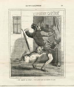 Ilustração de Cham (1819-1879) em O Charivari de Amédée de Noé