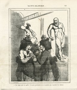Ilustração de Cham (1819-1879) em O Charivari de Amédée de Noé