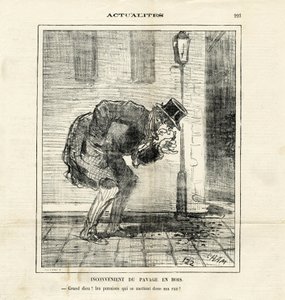 Ilustração de Cham (1819-1879) em O Charivari de Amédée de Noé