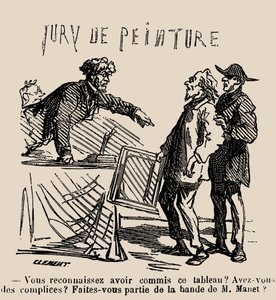 Você admite ter feito esta pintura Você tem cúmplices Você é..., 1868.