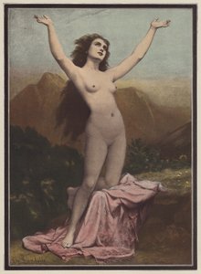 Desejo (cor litho) de Charles (after) Landelle