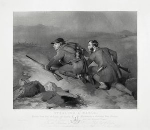 Roubar uma Marcha, gravada por Edward Burton de Charles (after) Landseer