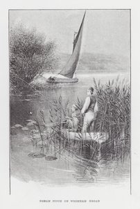 Pesca: Bream Pitch on Wroxham Broad (litho) de Charles (after) Whymper