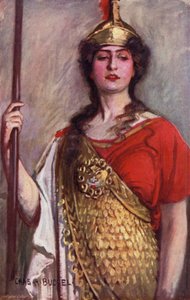Pallas Athene, Miss Constance Collier (cor litho)