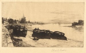 Barcos de lama no Tamisa
