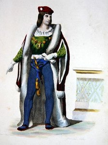 Charles Duke de Orleans, retrato publicado em 