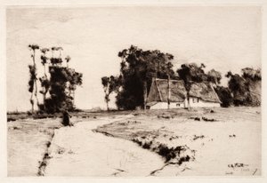 Árvores da Bretanha, 1885-1887. de Charles Adams Platt