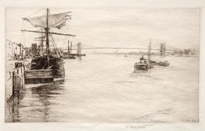 Ponte de Brooklyn, 1888. de Charles Adams Platt