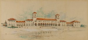 Edifício Principal, Richmond Beach Park, Staten Island de Charles Adams Platt