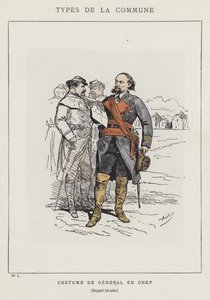 Traje do general em chefe, o próprio Bergeret