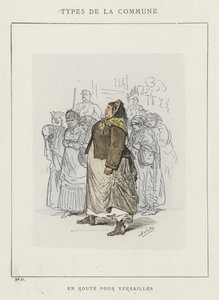 Na estrada para Versalhes de Charles Albert d Arnoux Bertall