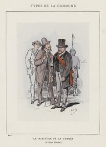 O Ministro da Guerra, Cidadão Delescluze de Charles Albert d Arnoux Bertall