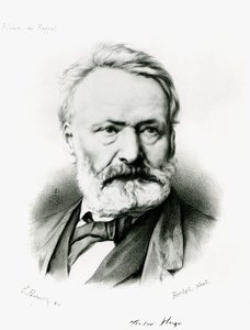 Retrato de Victor Hugo (1802-1885) de &39;Album du Rappel&39;, gravado a partir de uma fotografia de Edme Penauille (ca.1871) 1869