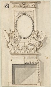 Projeto para uma peça de chaminé de Charles Alfred Stothard