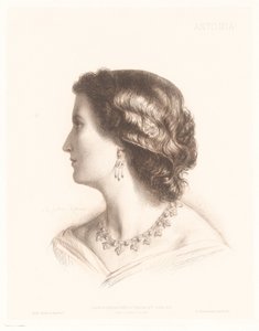Retrato de uma mulher italiana
Antónia (título sobre o objecto)
Retratos de mulheres italianas (título da série)