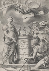 Frontispício para Vnuiersa Historia Profana, c. 1630-70.