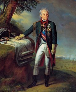 Marechal de Campo Generalíssimo Príncipe Alexander Suvorov, soldado russo, 1815. de Charles Auguste Guillaume Steuben