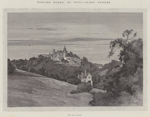 Casas inglesas, torres de Alton, o castelo velho