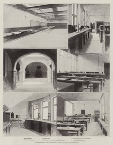 Novos Edifícios para a Faculdade de Medicina do Hospital Middlesex de Charles Auguste Loye