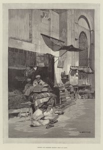 Loja de fabricante de sela e arreios no Cairo de Charles Auguste Loye